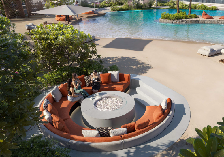 Poolside Sunken Lounge