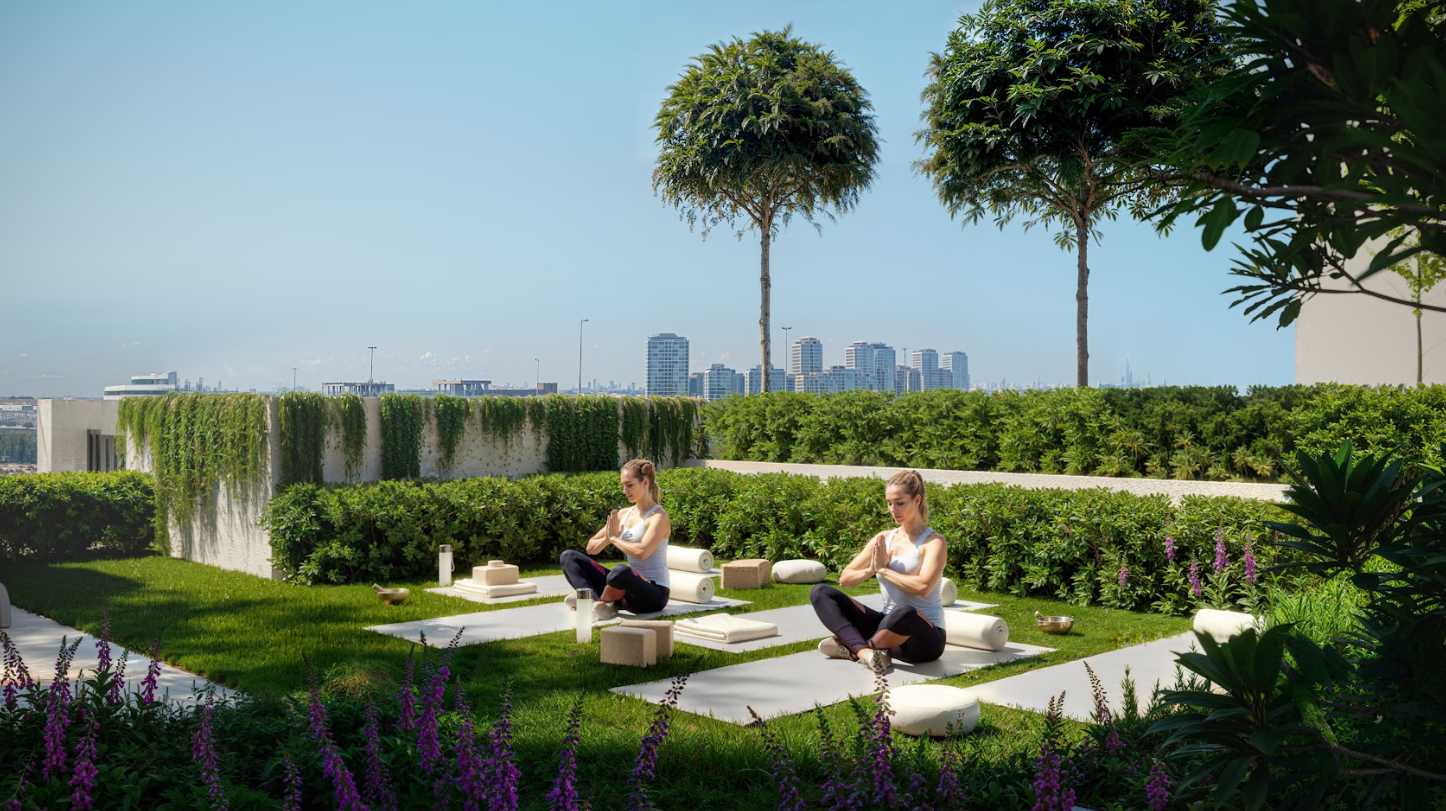Outdoor yoga