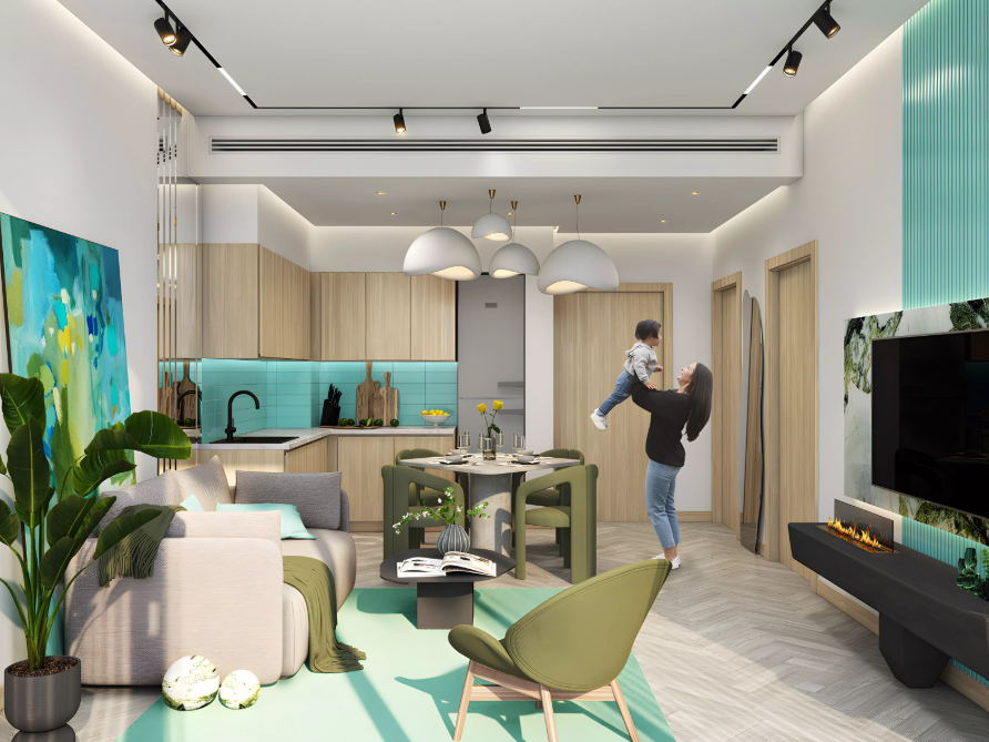 Living space view