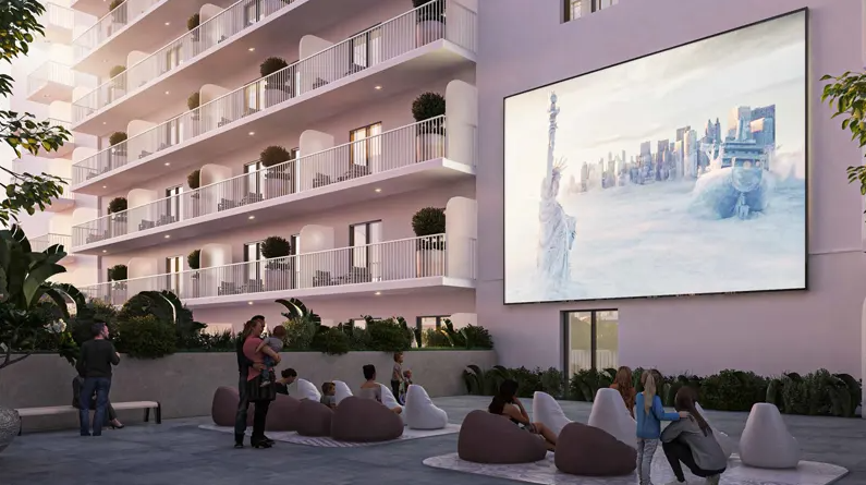 Outdoor cinema