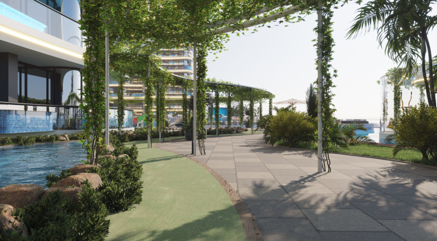Outdoor path view