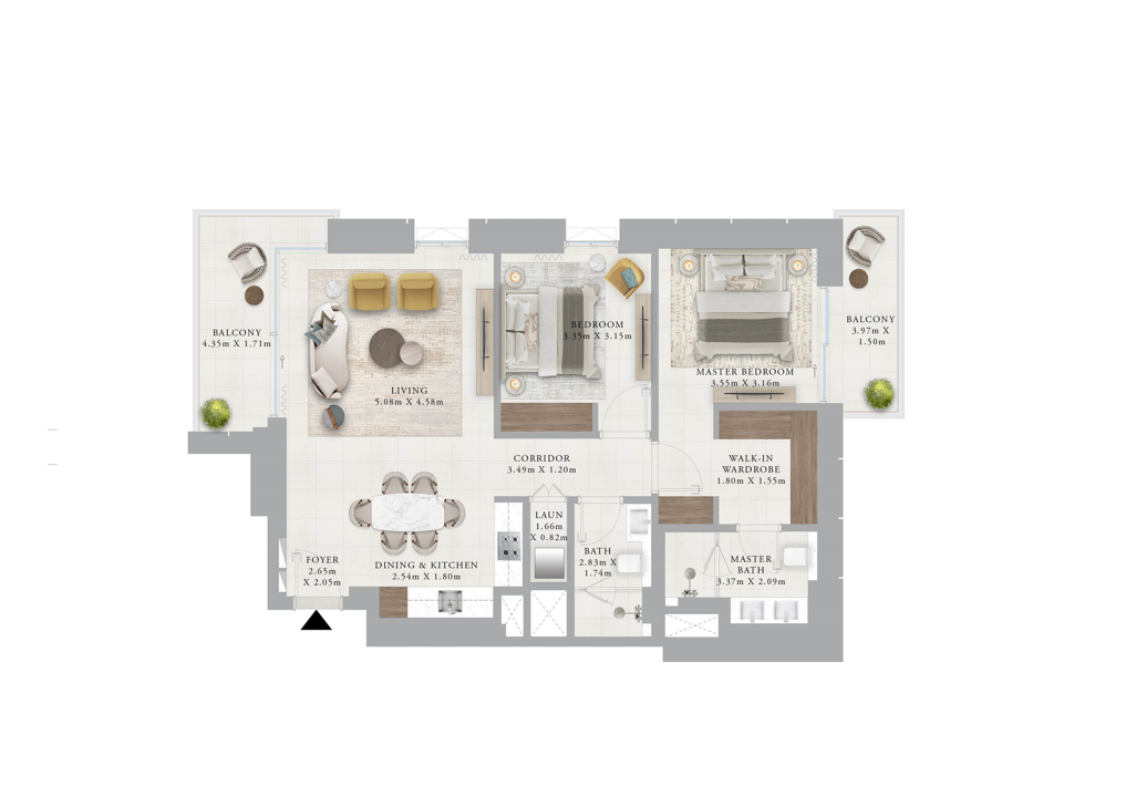 2b floor plan